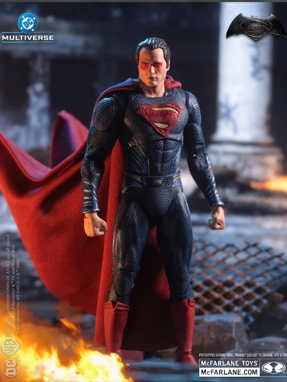Superman (Heat Vision) Batman V Superman Dawn of Justice DC Multiverse McFarlane
